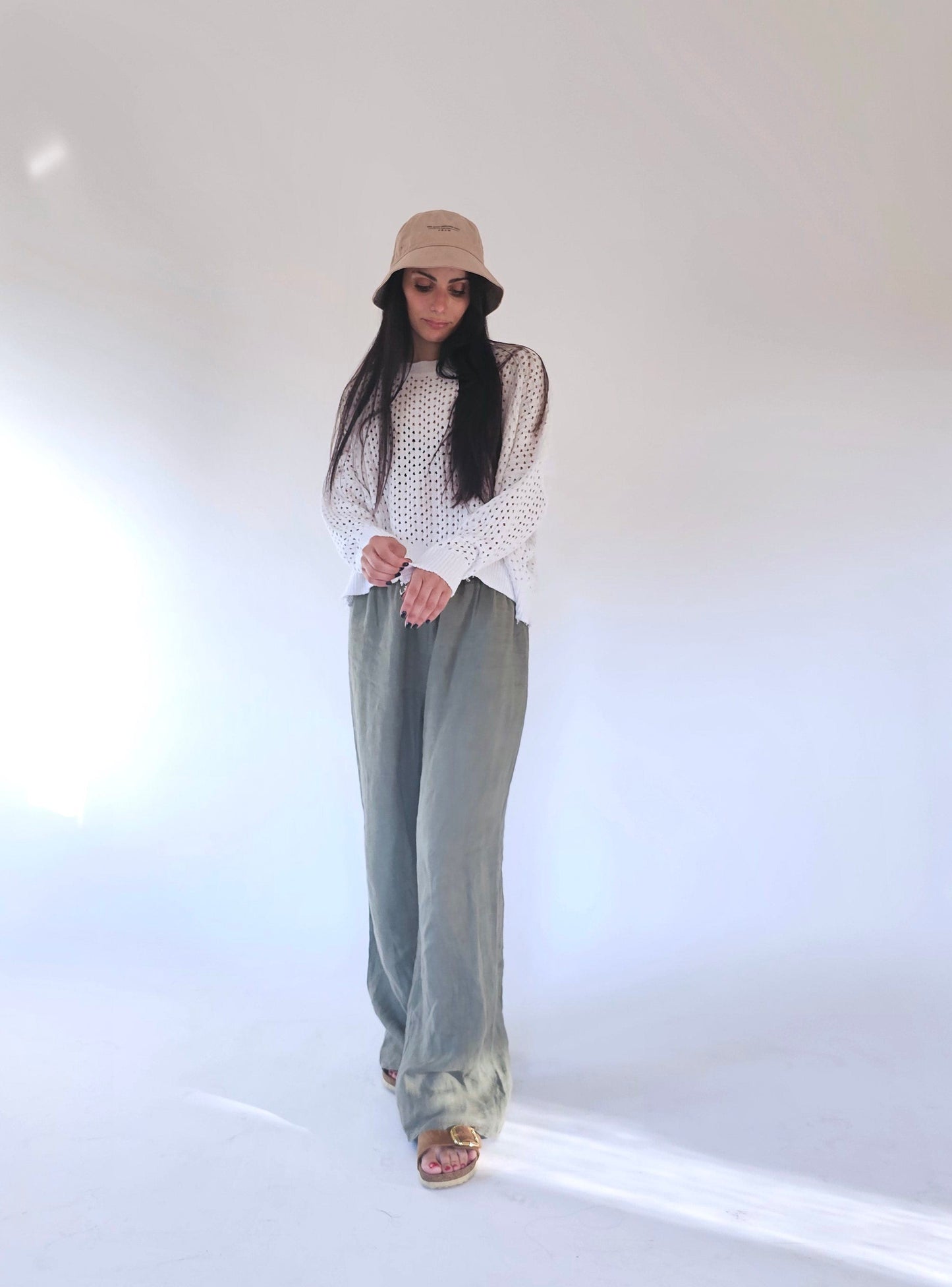 Maglione Traforato in Cotone - Fabiana