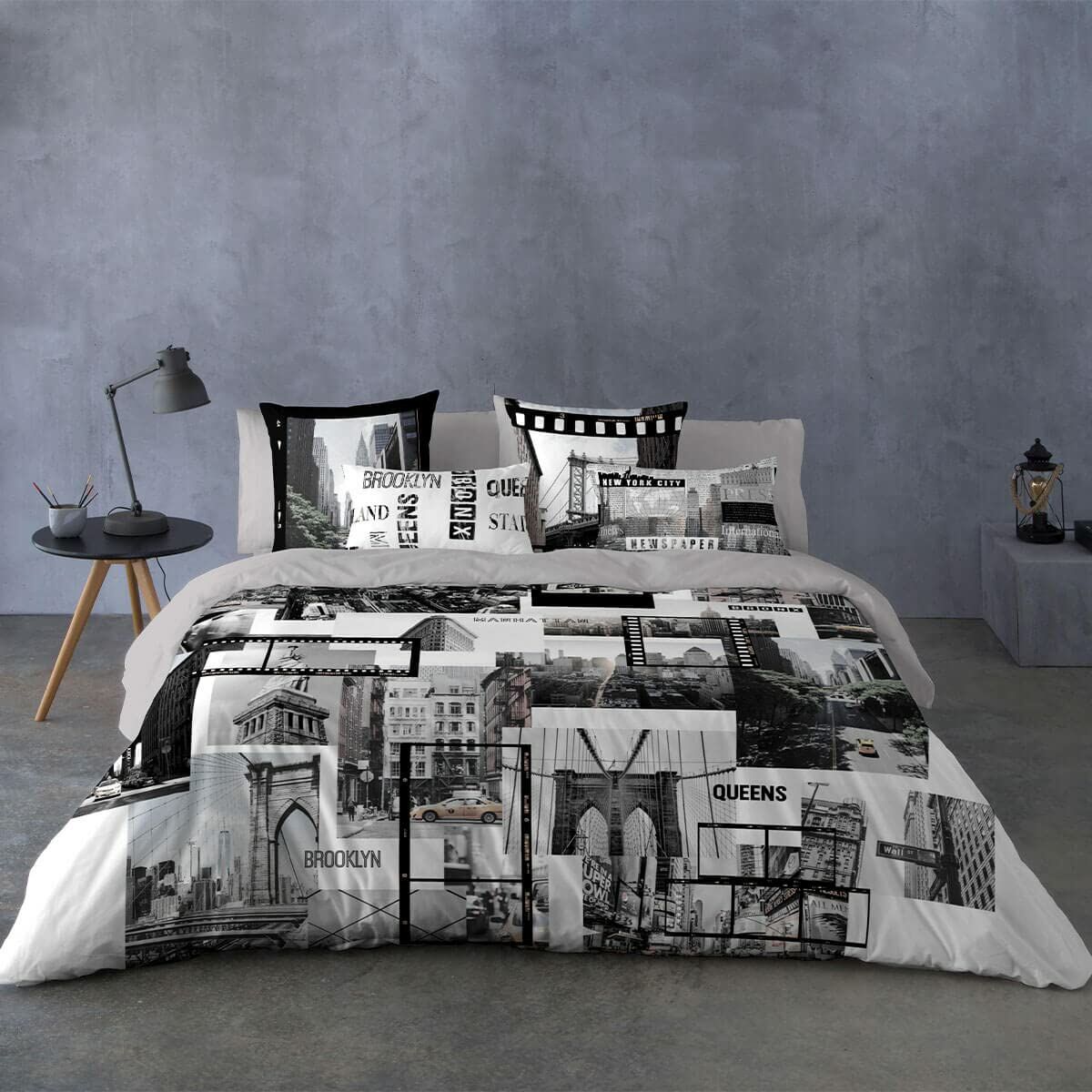 Nordic cover Naturals DOWNTOWN Super king 3 Pieces 260 x 220 cm-2