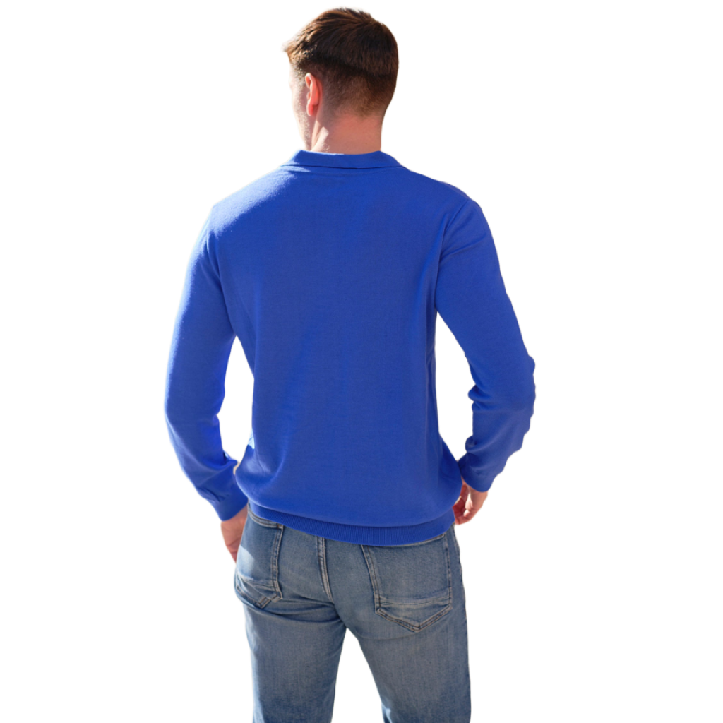 Men's lightweight extrafine merino wool sweater
