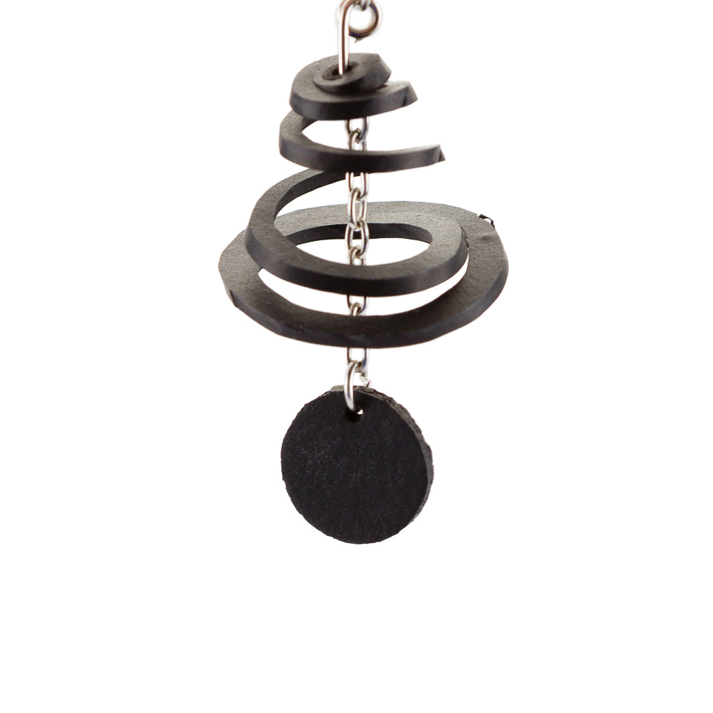 Mars & Venus Unique Recycle Rubber Earrings