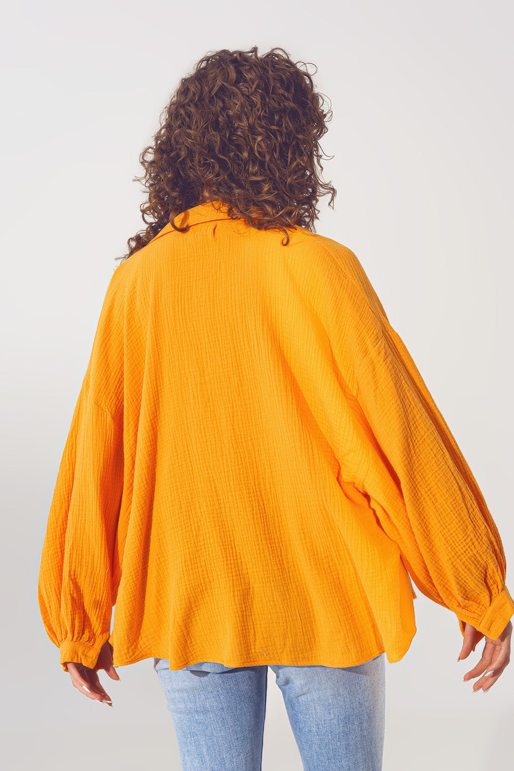 Loose Fit Shirt in Orange