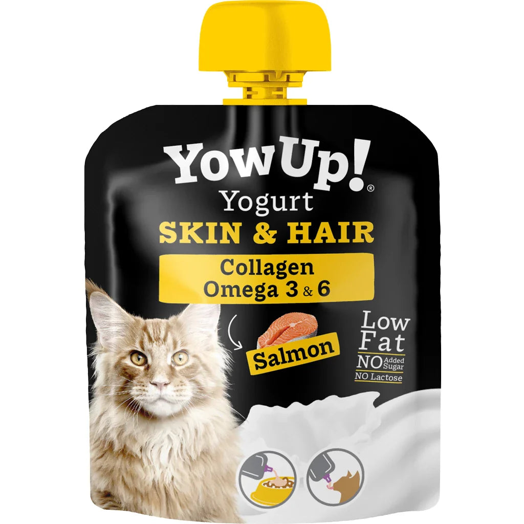 YowUp! Yogurt al Salmone per Gatti – Pelo Lucido e Cute Sana