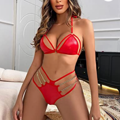 2-Piece Temptress Lace Bra and Panty Set - S/M/L/XL-2