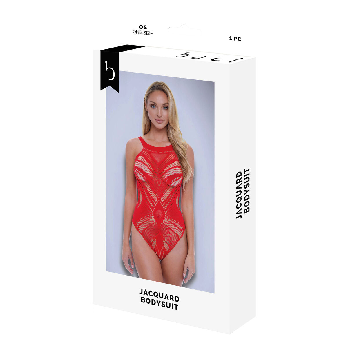 Leotard Baci Lingerie Red One size-1