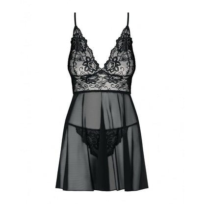 Imperia Babydoll & Thong S/M Obsessive Idillia babydoll Black-3