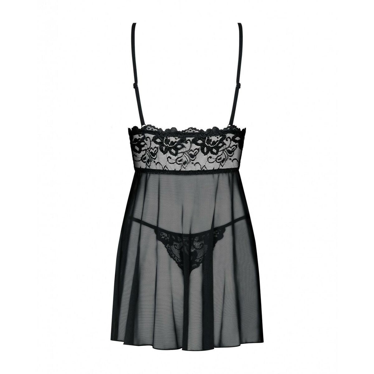 Imperia Babydoll & Thong S/M Obsessive Idillia babydoll Black-2
