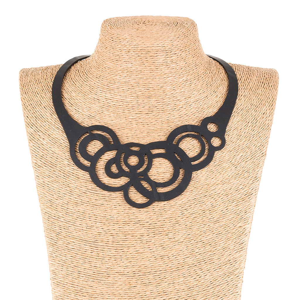 Circular Rubber Necklace