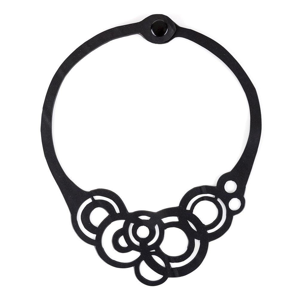 Circular Rubber Necklace