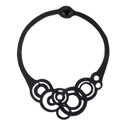 Circular Rubber Necklace