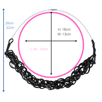 Bundle Recycled Rubber Necklace