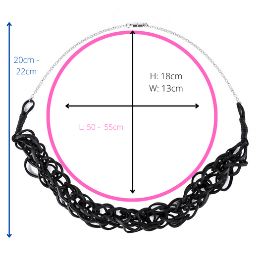 Bundle Recycled Rubber Necklace