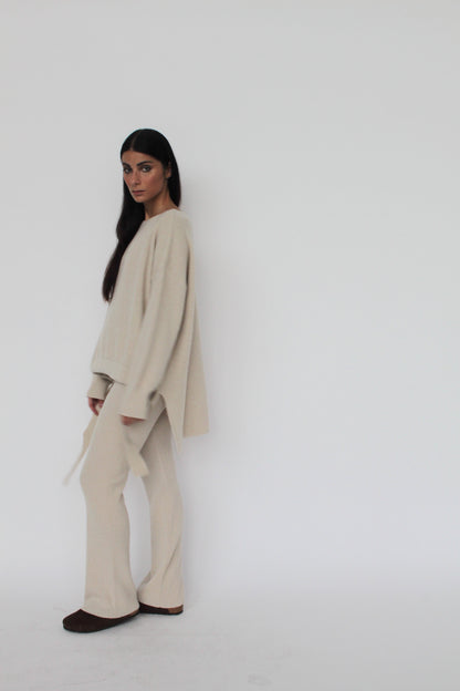 Pantalone in maglia in misto Cashmere - Angela