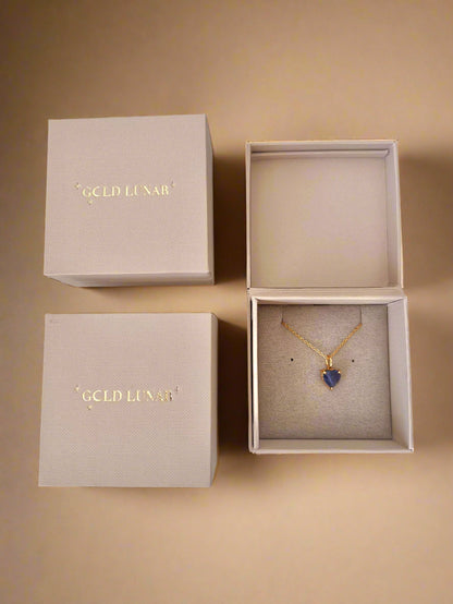 April Birthstone Chain Necklace-2