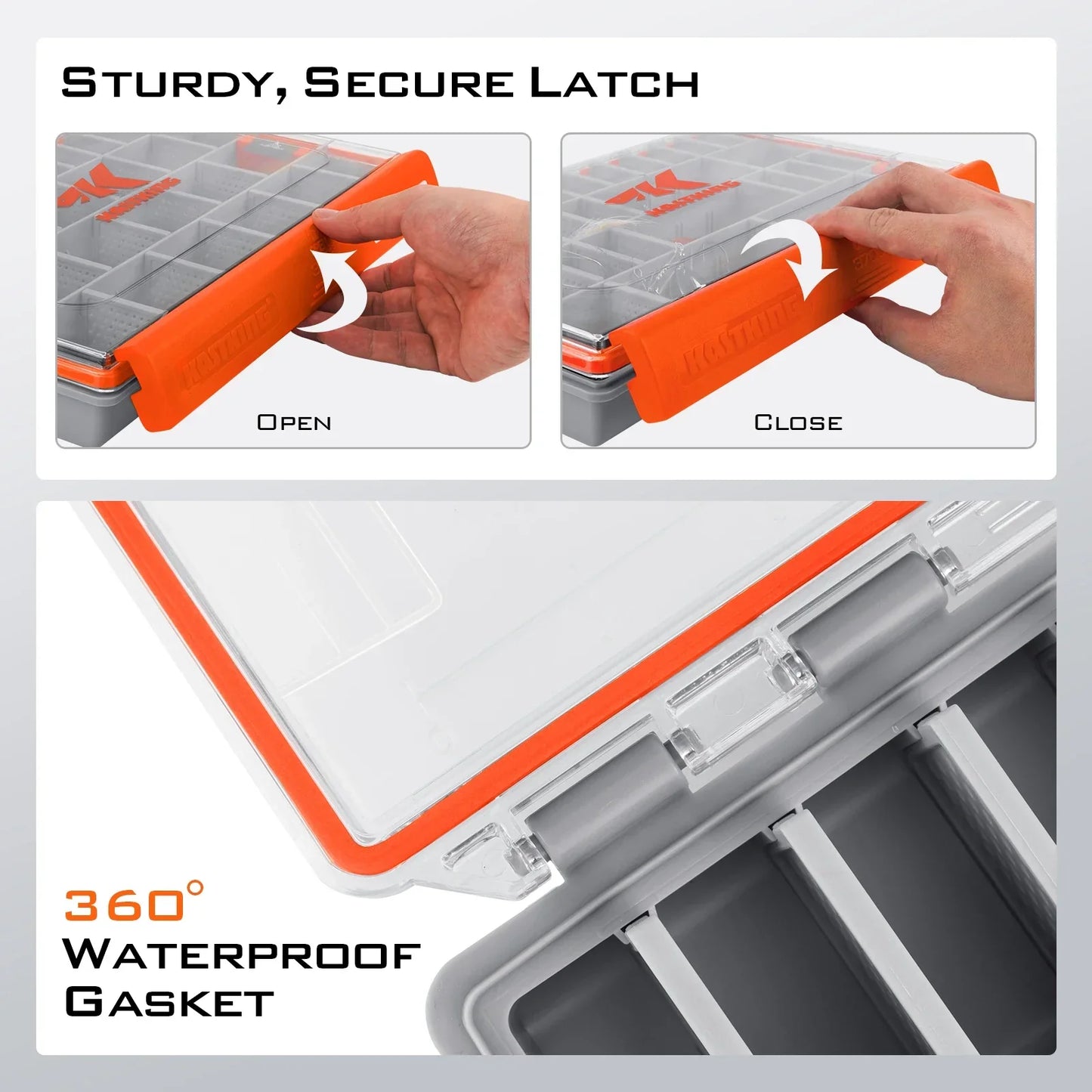 Waterproof Fishing Tackle Box