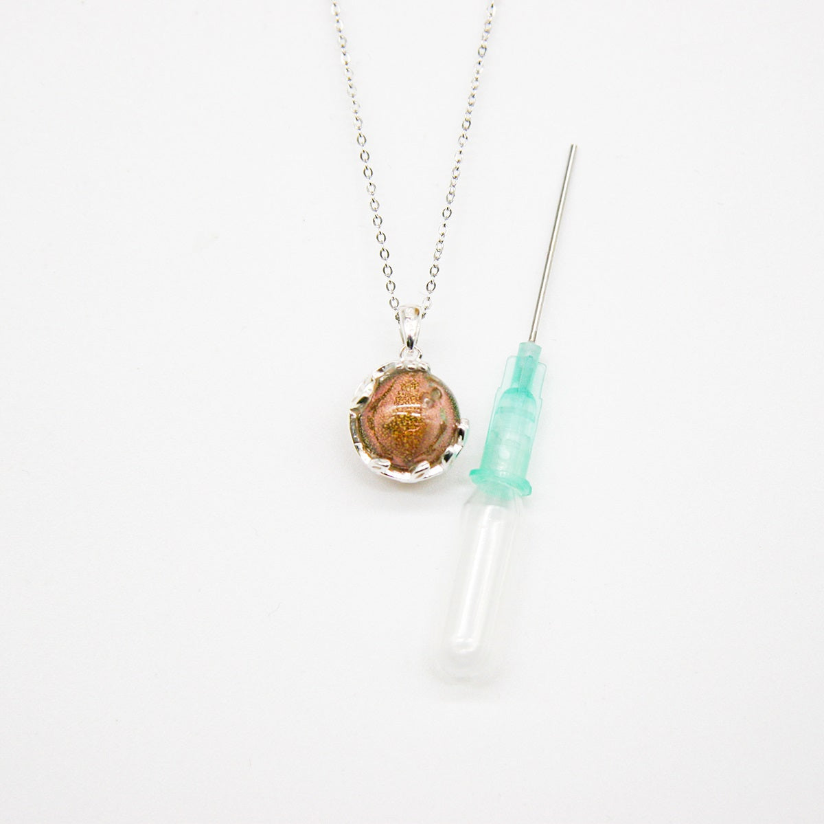 Planet Murano Aroma Necklace - Plutonian Amethyst | Energy & Healing | Diffuse on the go
