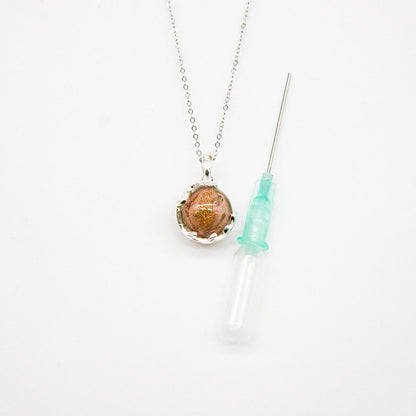 Planet Murano Aroma Necklace - Plutonian Amethyst | Energy & Healing | Diffuse on the go
