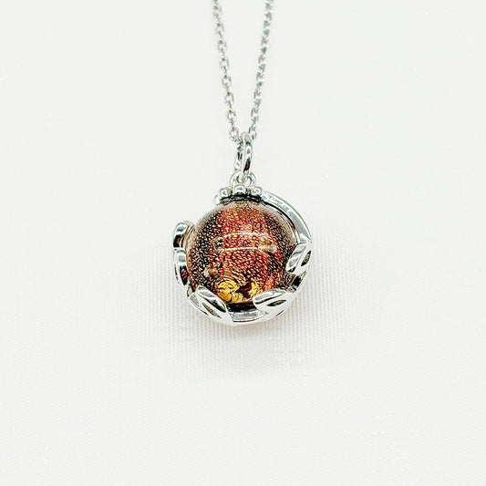 Planet Murano Aroma Necklace - Plutonian Amethyst | Energy & Healing | Diffuse on the go