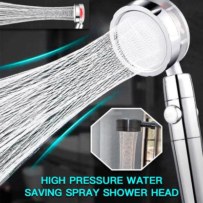 Revitalizing High-Pressure Water-Saving Shower Head