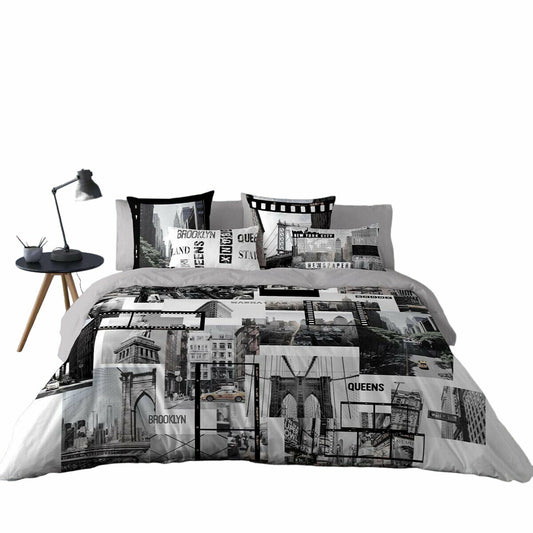 Nordic cover Naturals DOWNTOWN Super king 3 Pieces 260 x 220 cm-0
