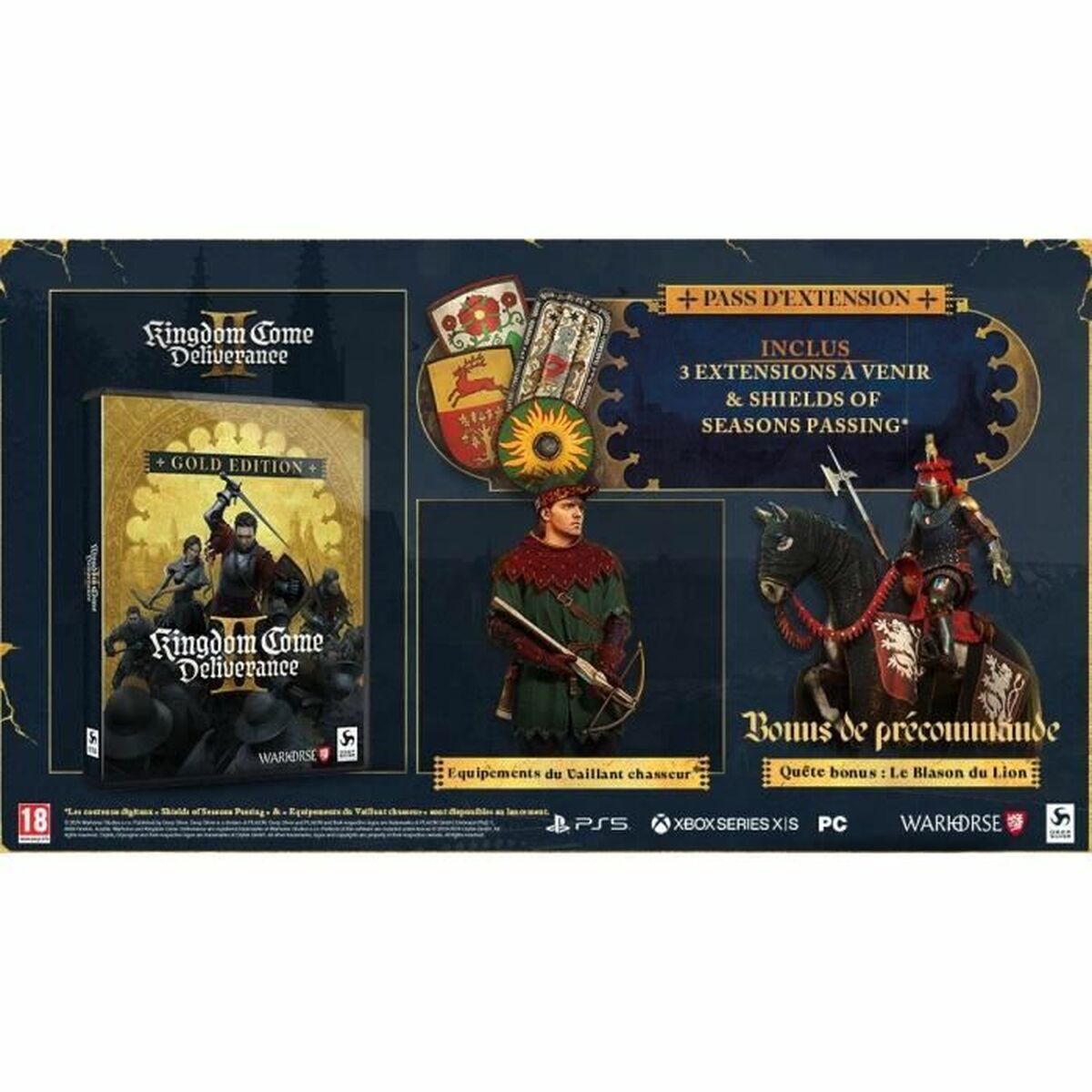 Xbox Series X Video Game Deep Silver Kingdom Come Deliverance II - Edition Gold