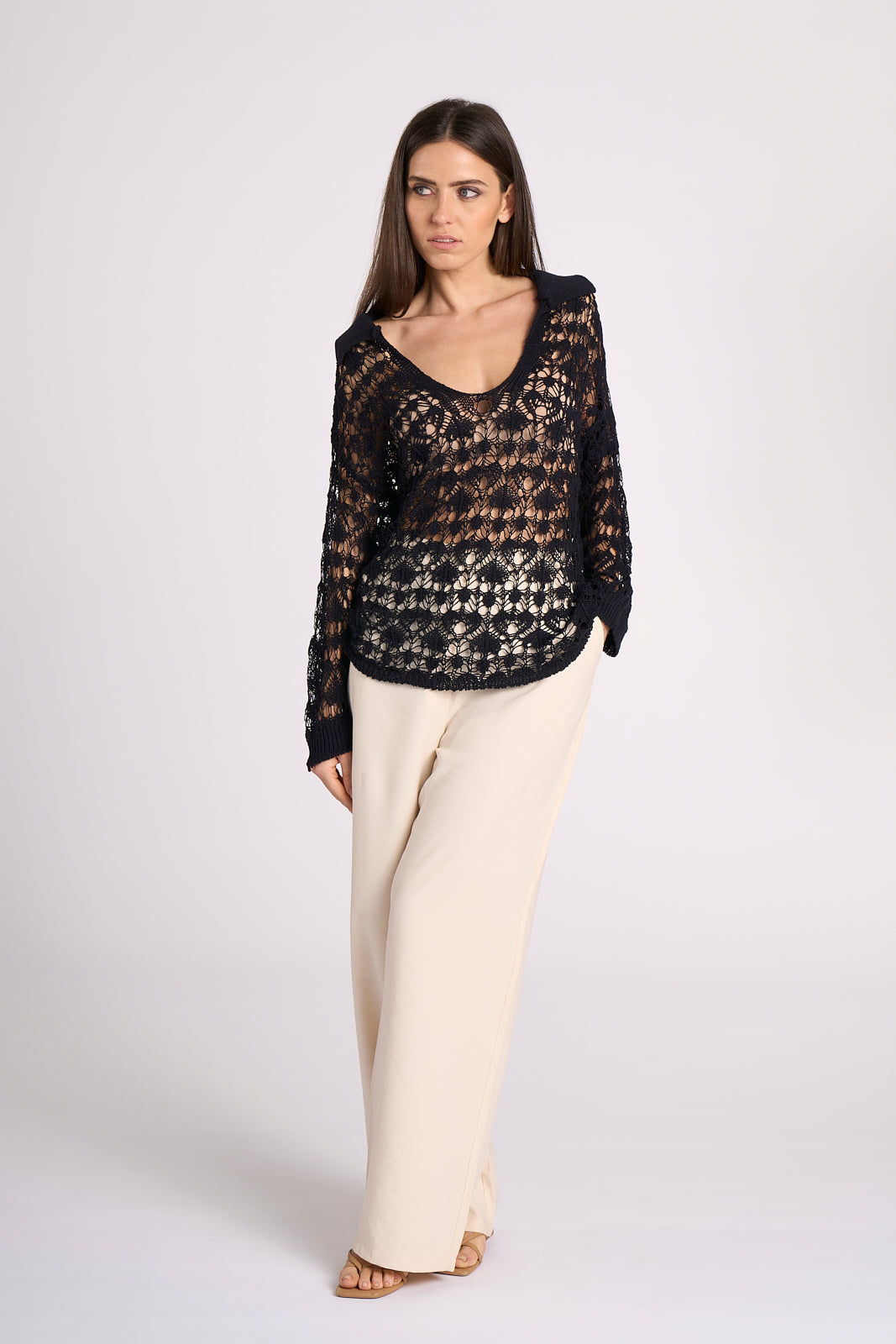 Crochet Maxi Polo - Ines
