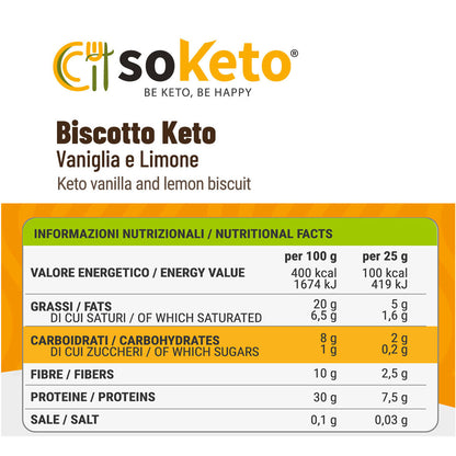 Keto Vanilla and Lemon Cookies