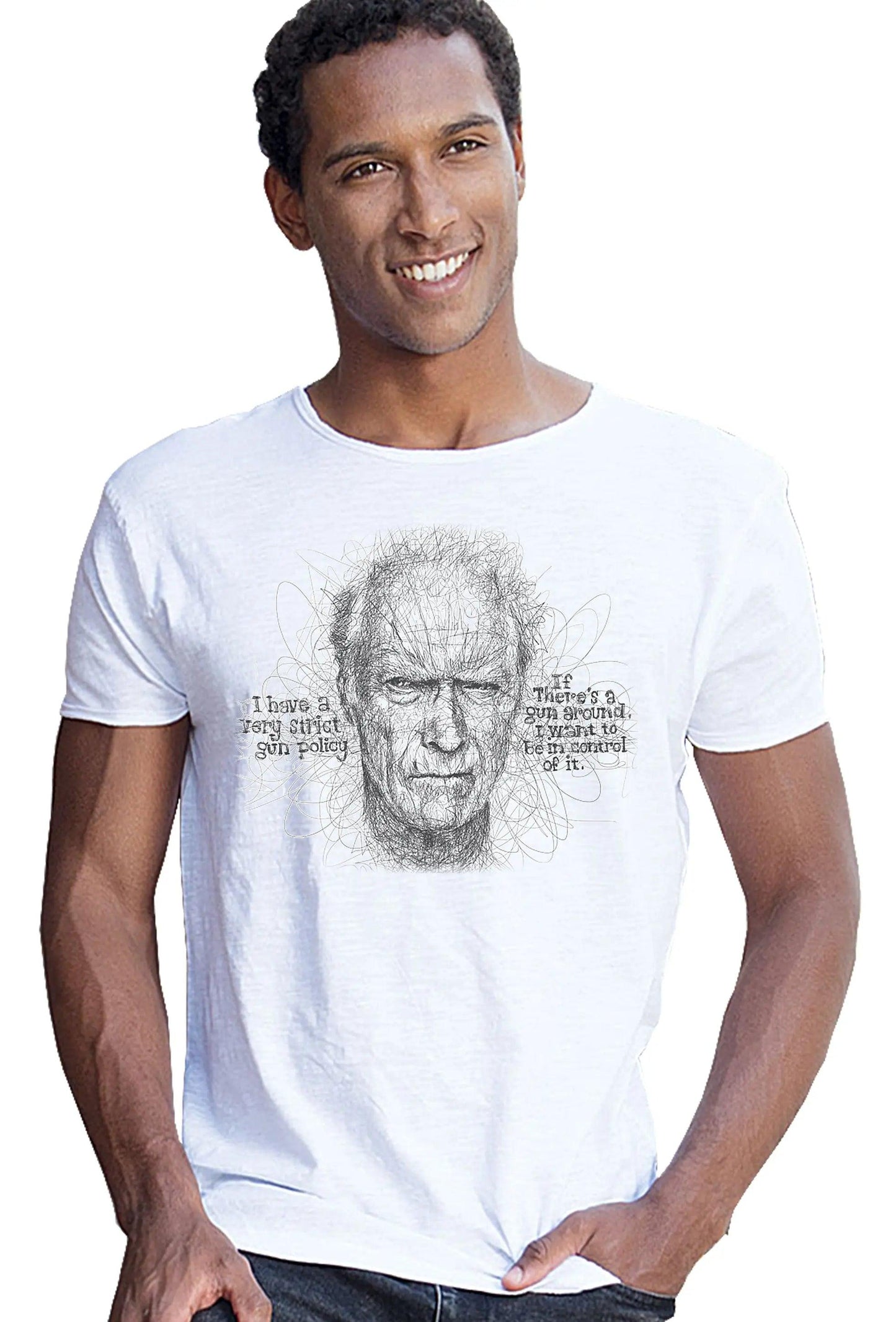 Clint Eastwood Art. Color 18-26 Uomo Fashion 100% Cotone Fiammato
