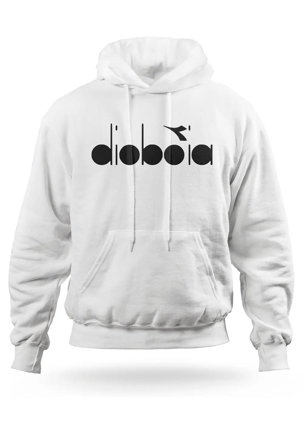 Felpa Con Cappuccio Dioboia Logo Fake Diadora-1