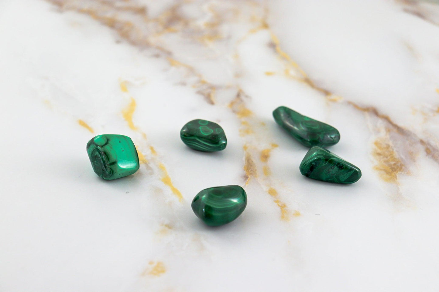 Pierre roulée en Malachite