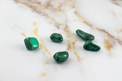Pierre roulée en Malachite